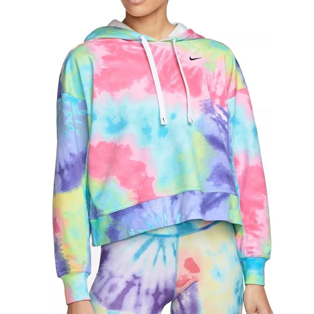 Nike Get Fit French Terry Tie-Dye Training Hoodie